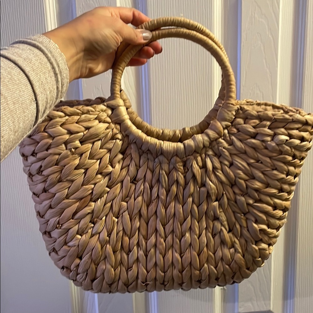 Natural Woven Handbag